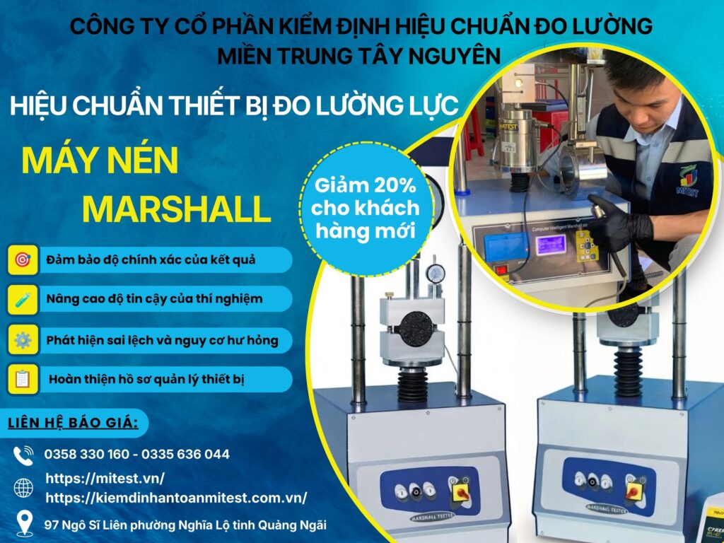 Hiệu chuẩn máy marshall